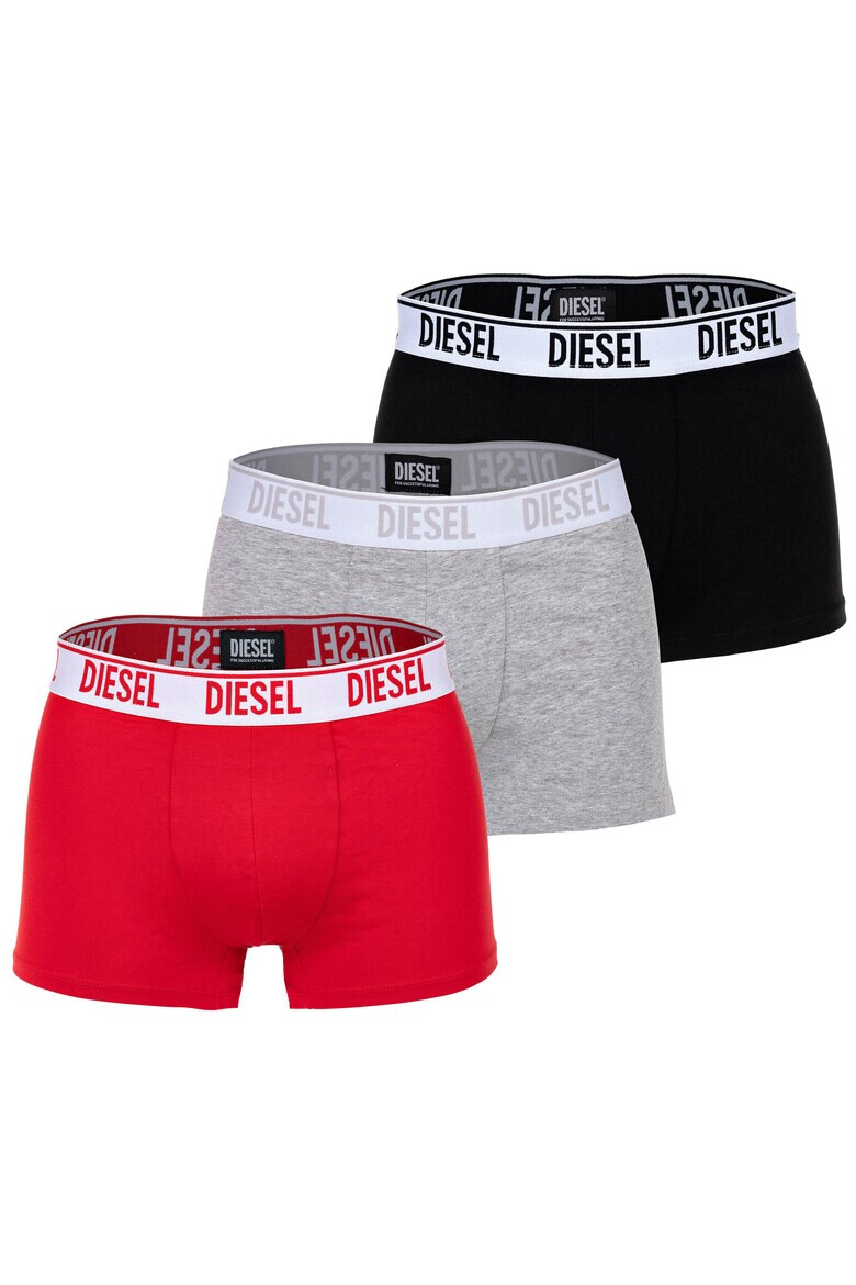 Diesel Set de boxeri cu banda logo in talie - 3 perechi - Pled.ro