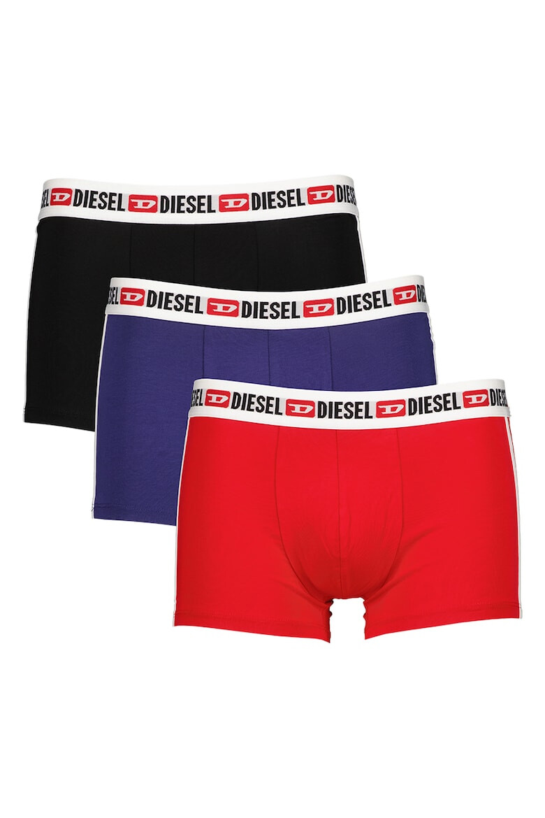 Diesel Set de boxeri cu banda logo in talie - 3 perechi - Pled.ro