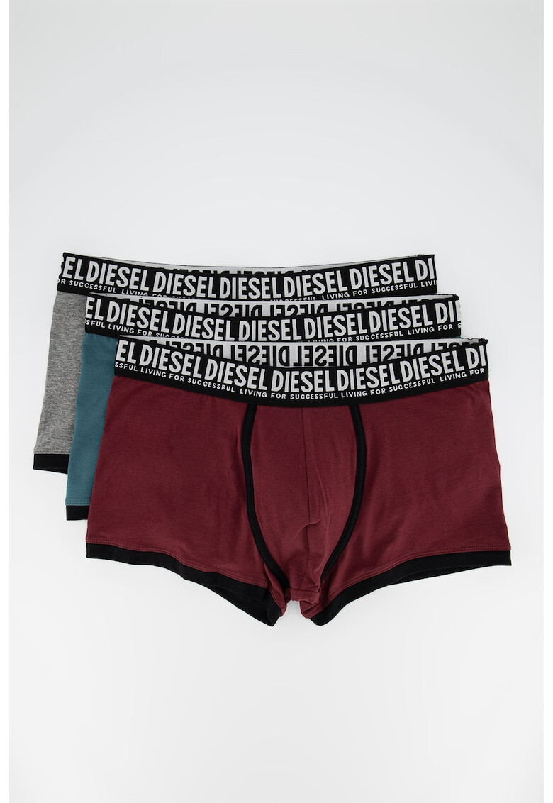 Diesel Set de boxeri cu banda logo in talie - 3 perechi - Pled.ro