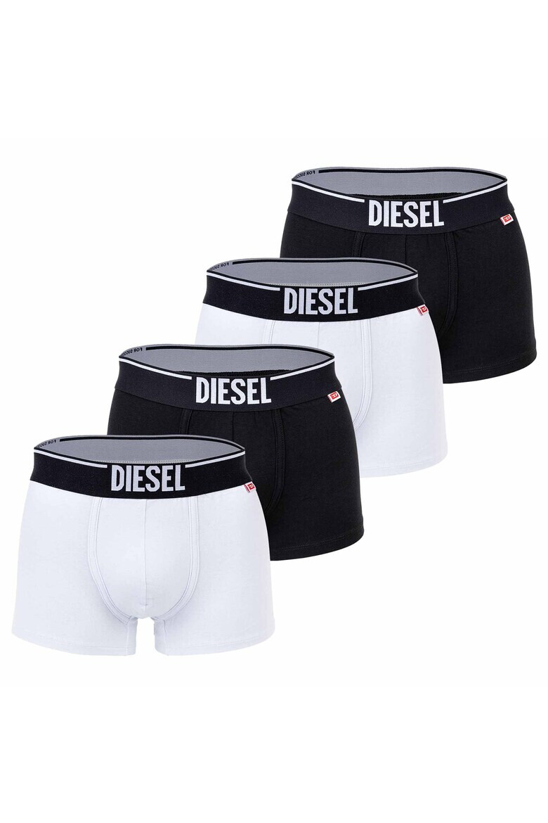 Diesel Set de boxeri cu banda logo in talie - 4 perechi - Pled.ro