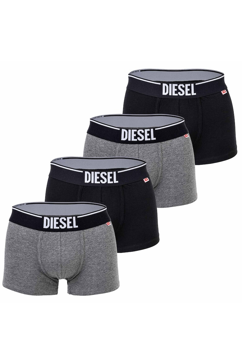 Diesel Set de boxeri cu banda logo in talie - 4 perechi - Pled.ro