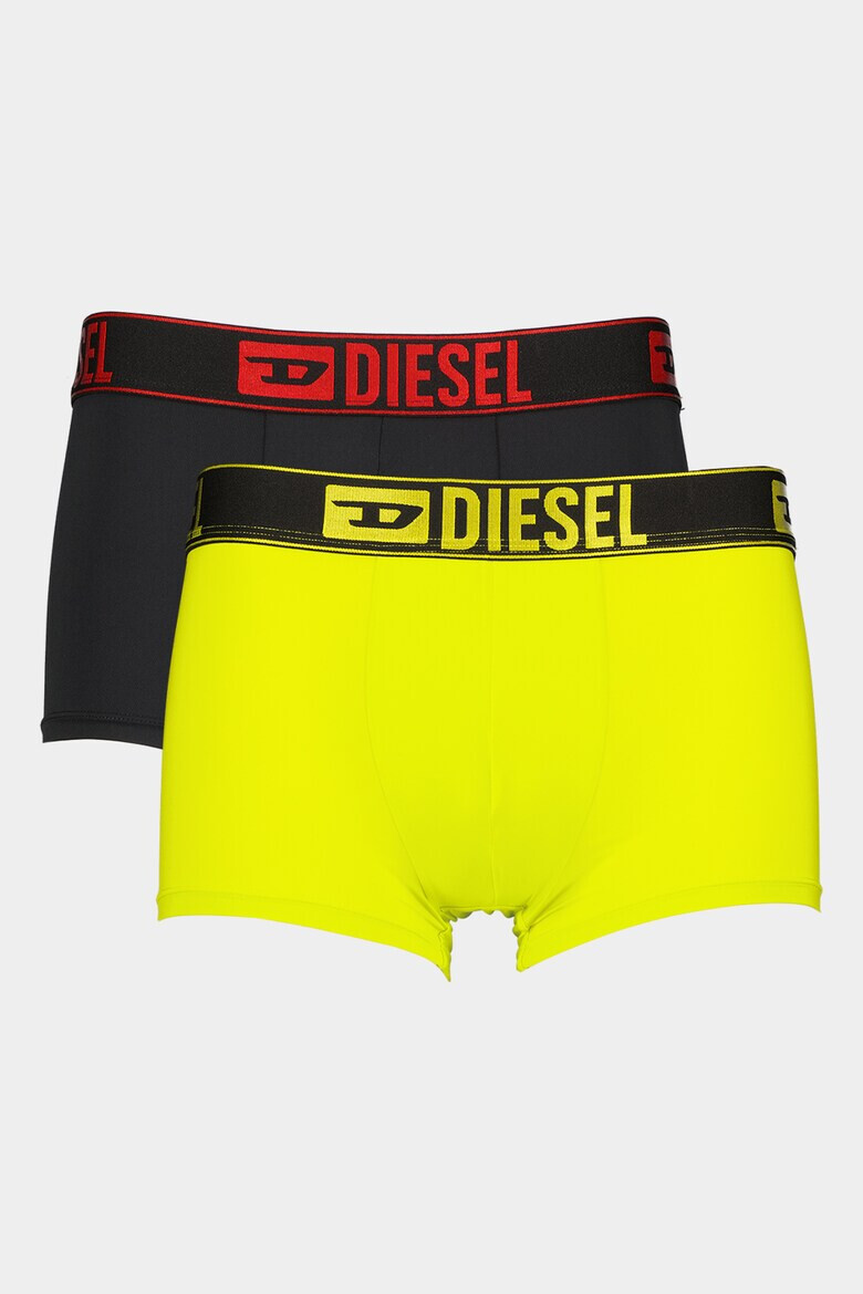 Diesel Set de boxeri cu banda logo in talie Damien - 2 perechi - Pled.ro