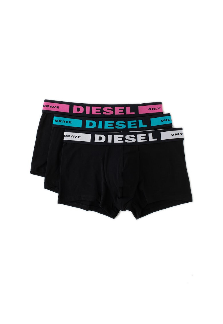 Diesel Set de boxeri cu imprimeu logo Kory - 3 perechi - Pled.ro