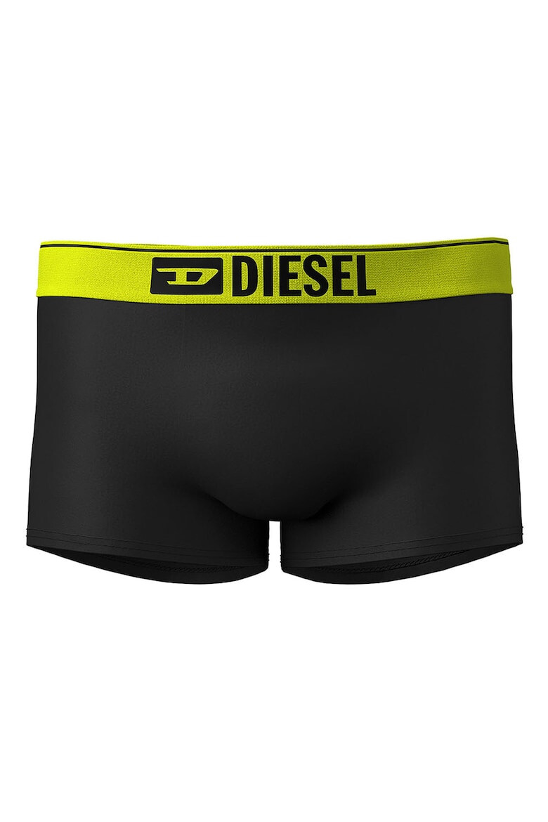 Diesel Set de boxeri din amestec de bumbac cu banda logo in talie - 3 perechi - Pled.ro