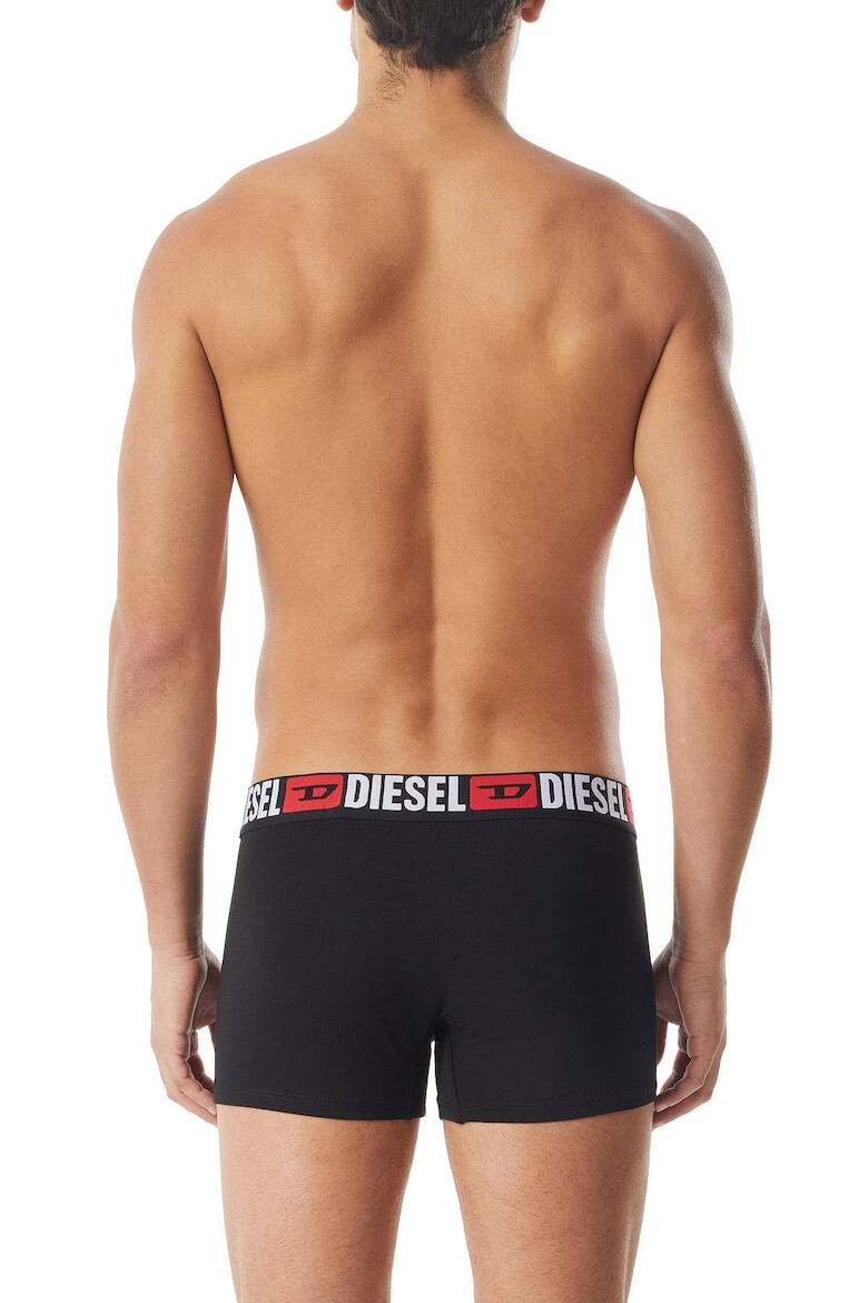 Diesel Set de boxeri din amestec de bumbac cu banda logo in talie - 6 perechi - Pled.ro