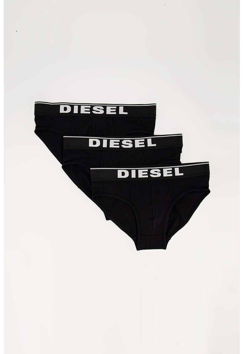 Diesel Set de chiloti cu banda logo Andre - 3 perechi - Pled.ro