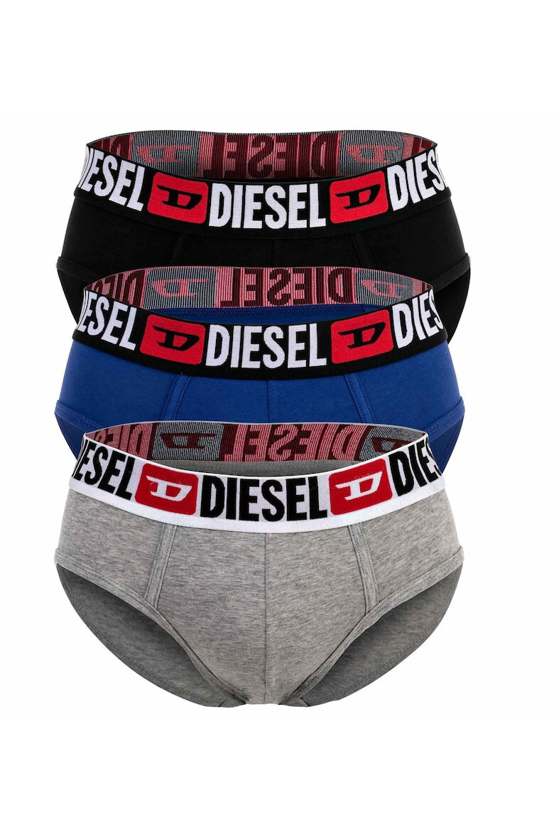 Diesel Set de chiloti cu banda logo Andre - 3 perechi - Pled.ro