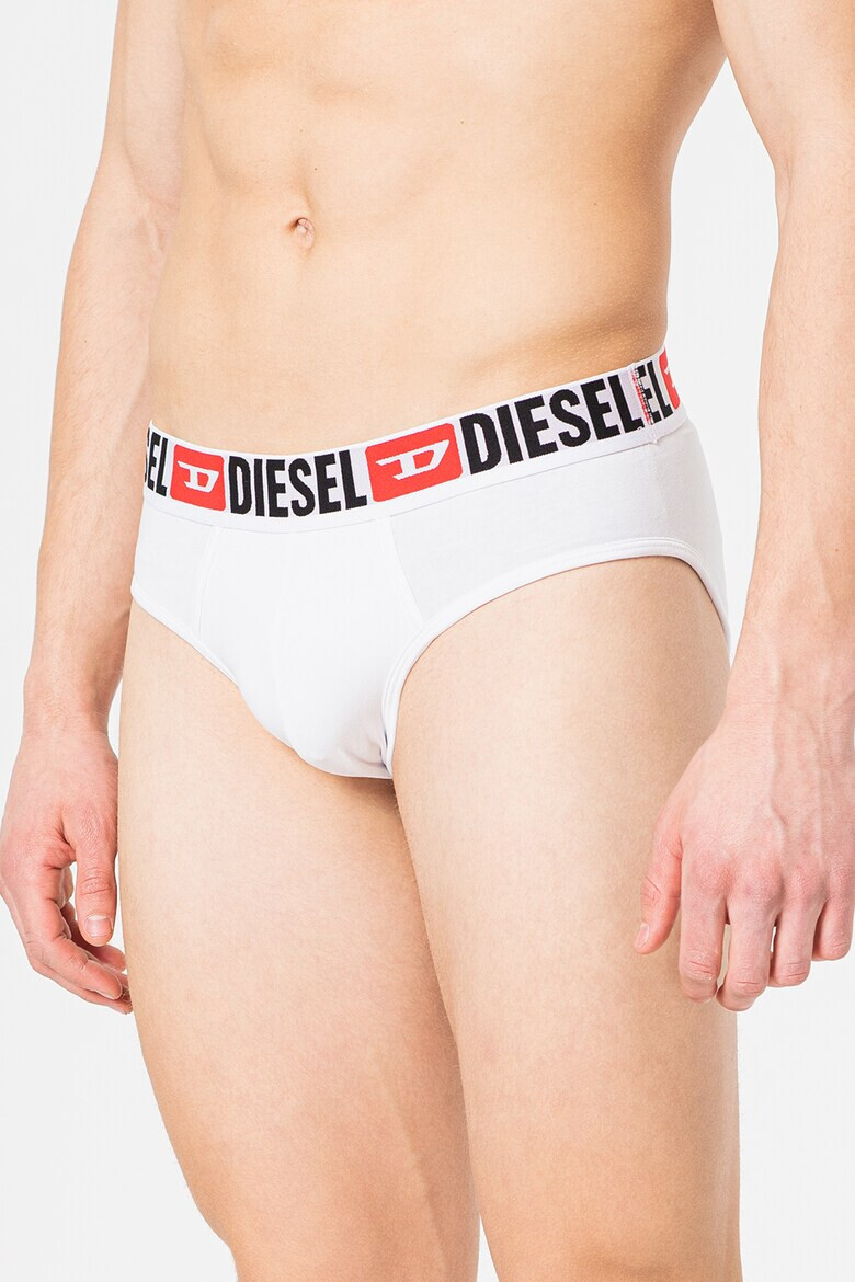 Diesel Set de chiloti cu banda logo contrastanta Andre - 3 perechi - Pled.ro