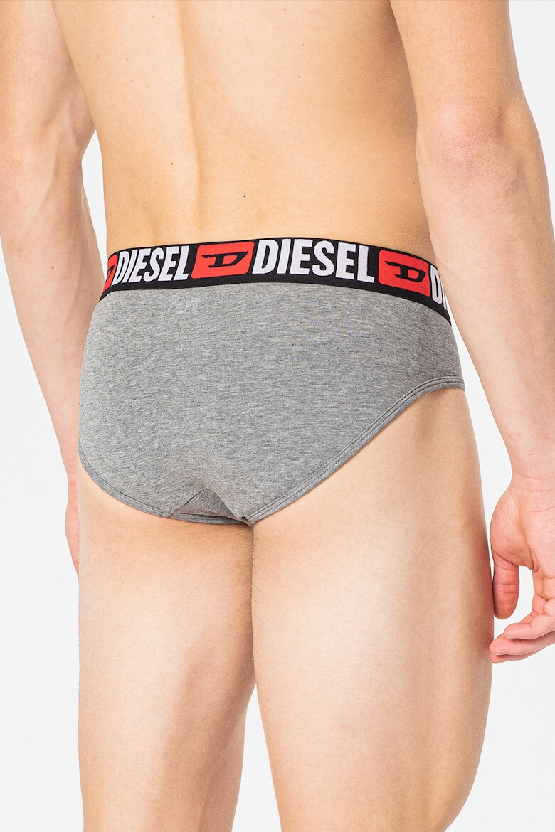 Diesel Set de chiloti cu banda logo contrastanta Andre - 3 perechi - Pled.ro