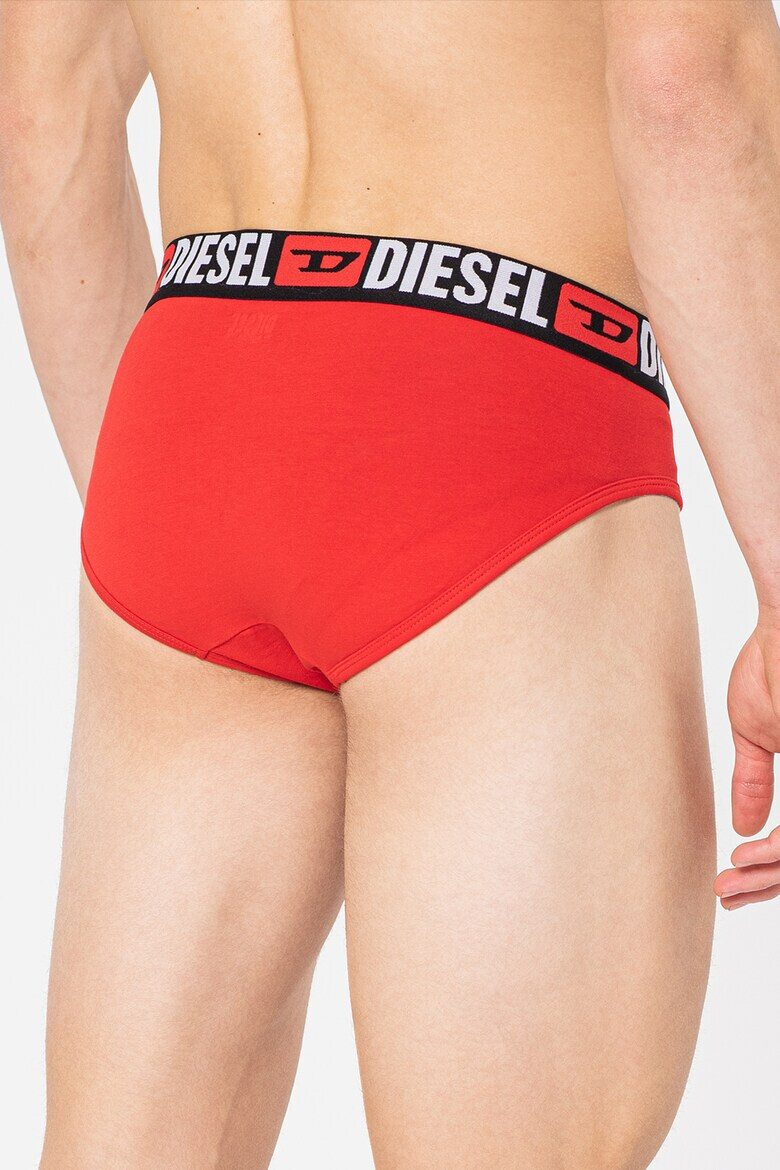 Diesel Set de chiloti cu banda logo contrastanta Andre - 3 perechi - Pled.ro