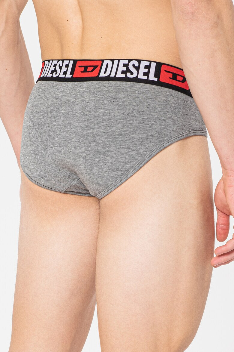 Diesel Set de chiloti cu banda logo contrastanta Andre - 3 perechi - Pled.ro