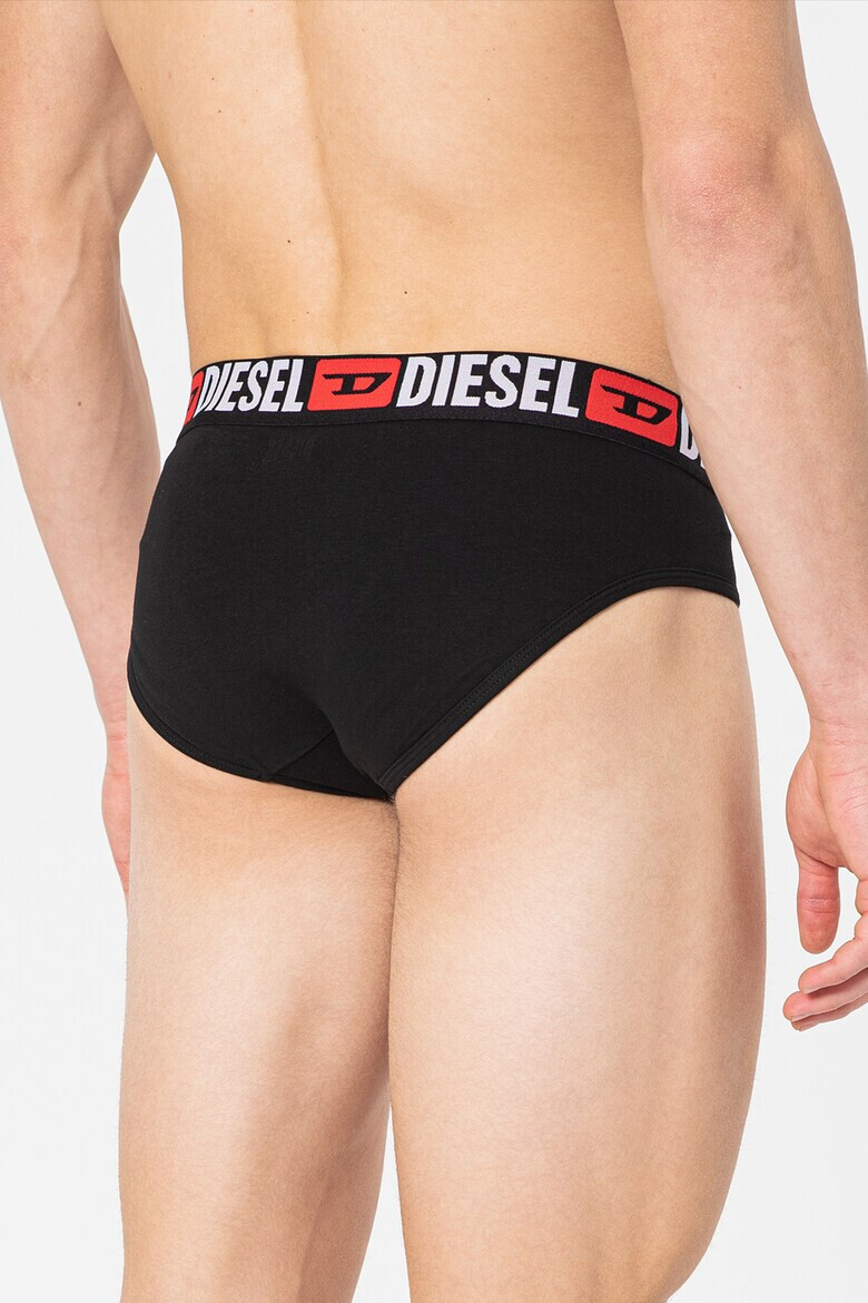 Diesel Set de chiloti cu banda logo contrastanta Andre - 3 perechi - Pled.ro