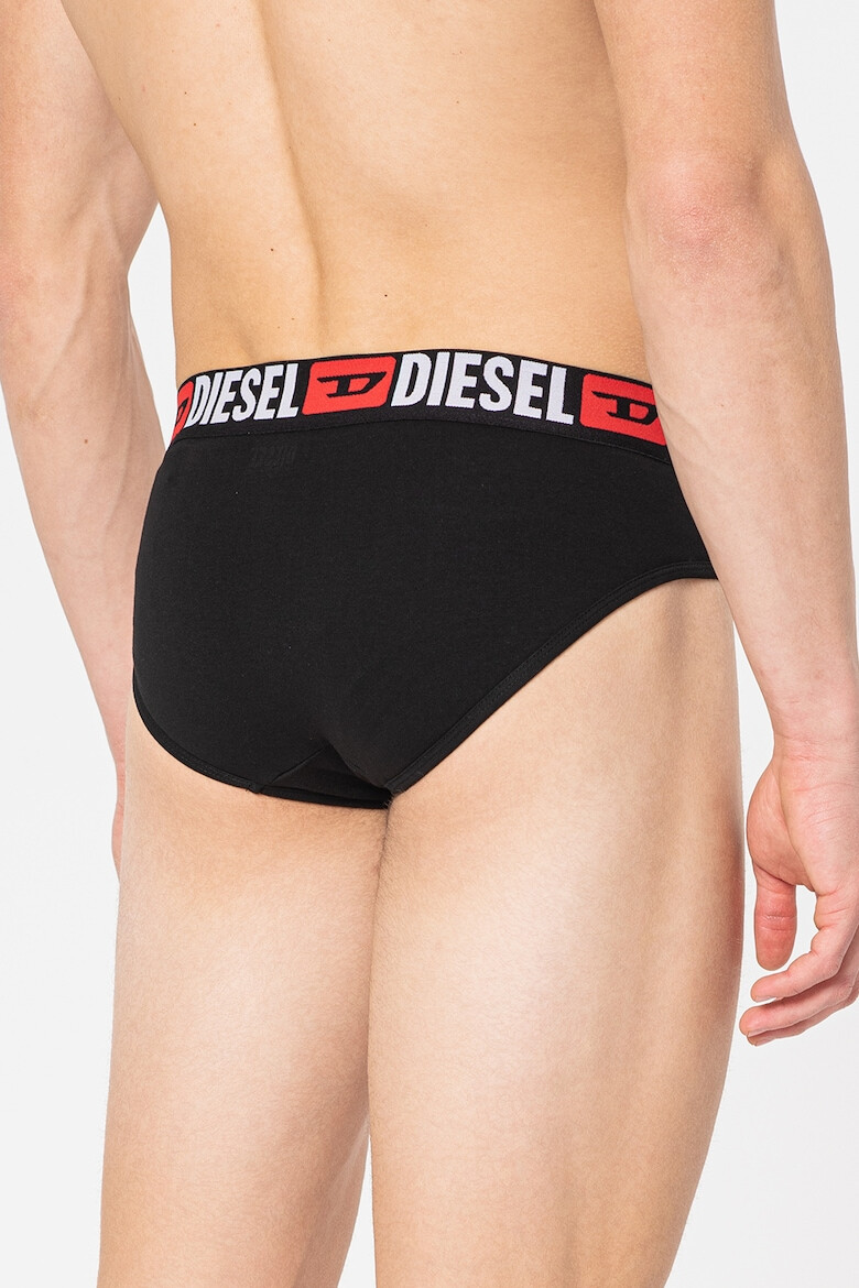 Diesel Set de chiloti cu banda logo contrastanta Andre - 3 perechi - Pled.ro