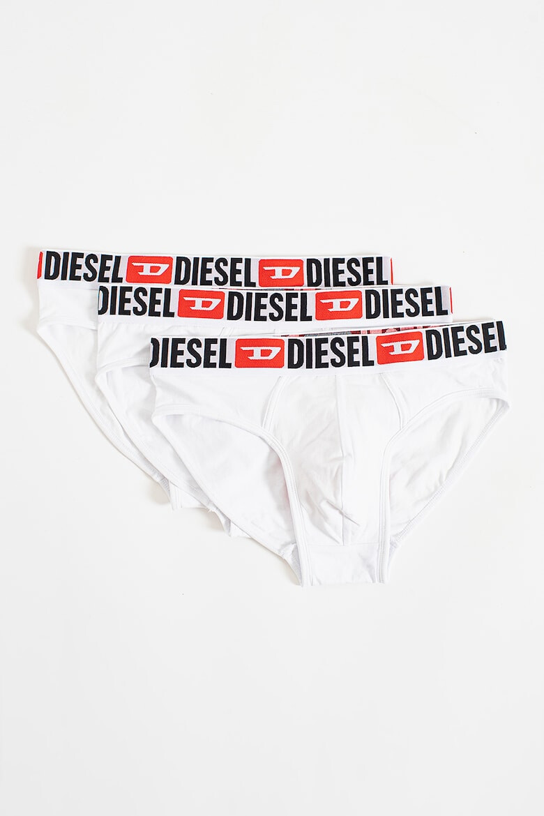 Diesel Set de chiloti cu banda logo contrastanta Andre - 3 perechi - Pled.ro