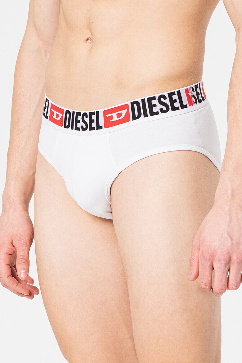 Diesel Set de chiloti cu banda logo contrastanta Andre - 3 perechi - Pled.ro