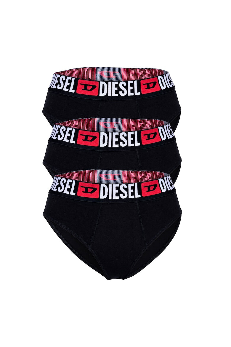 Diesel Set de chiloti cu banda logo in talie 26675 - 3 perechi - Pled.ro