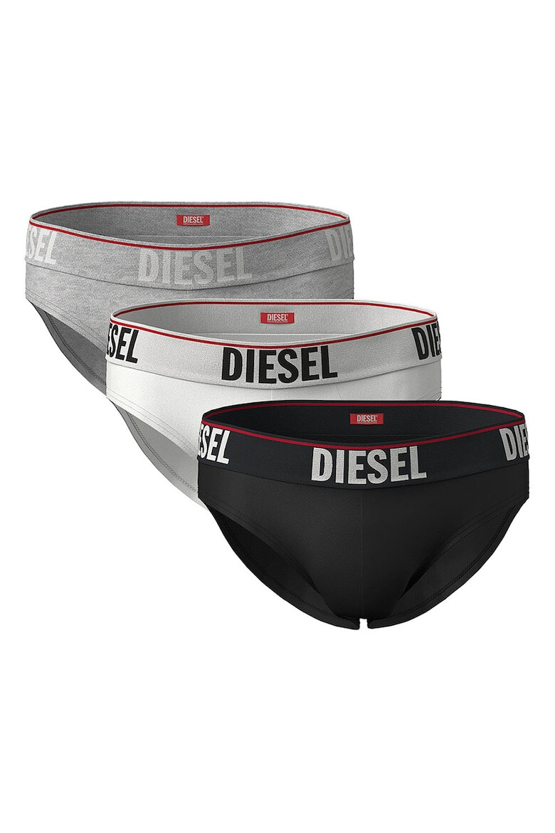 Diesel Set de chiloti cu banda logo in talie - 3 piese - Pled.ro