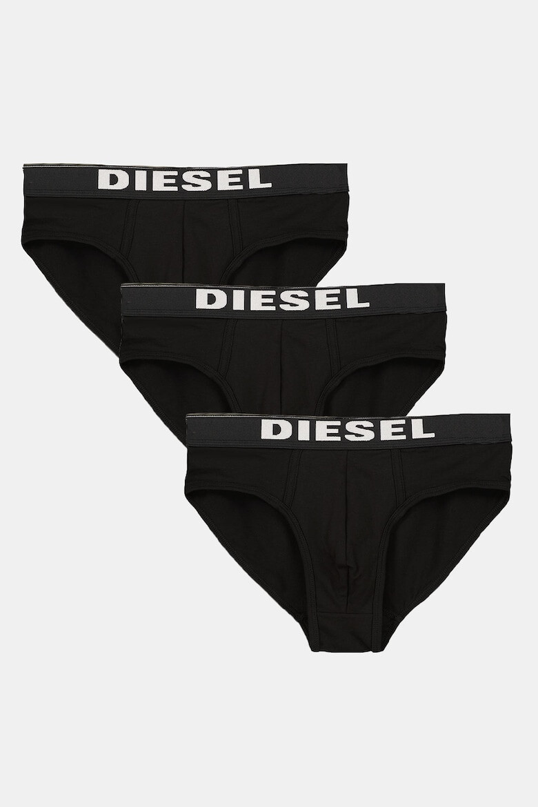 Diesel Set de chiloti cu logo - 3 perechi - Pled.ro