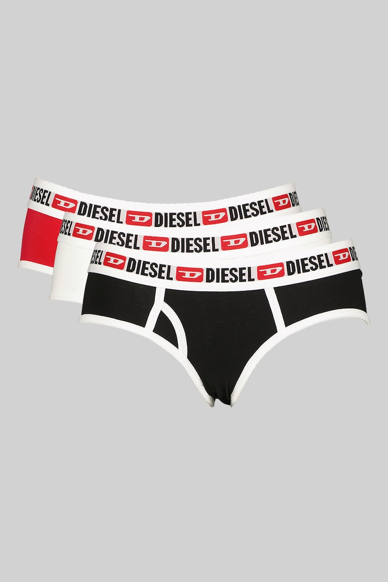 Diesel Set de chiloti hipster cu banda logo in talie Oxy - 3 perechi - Pled.ro