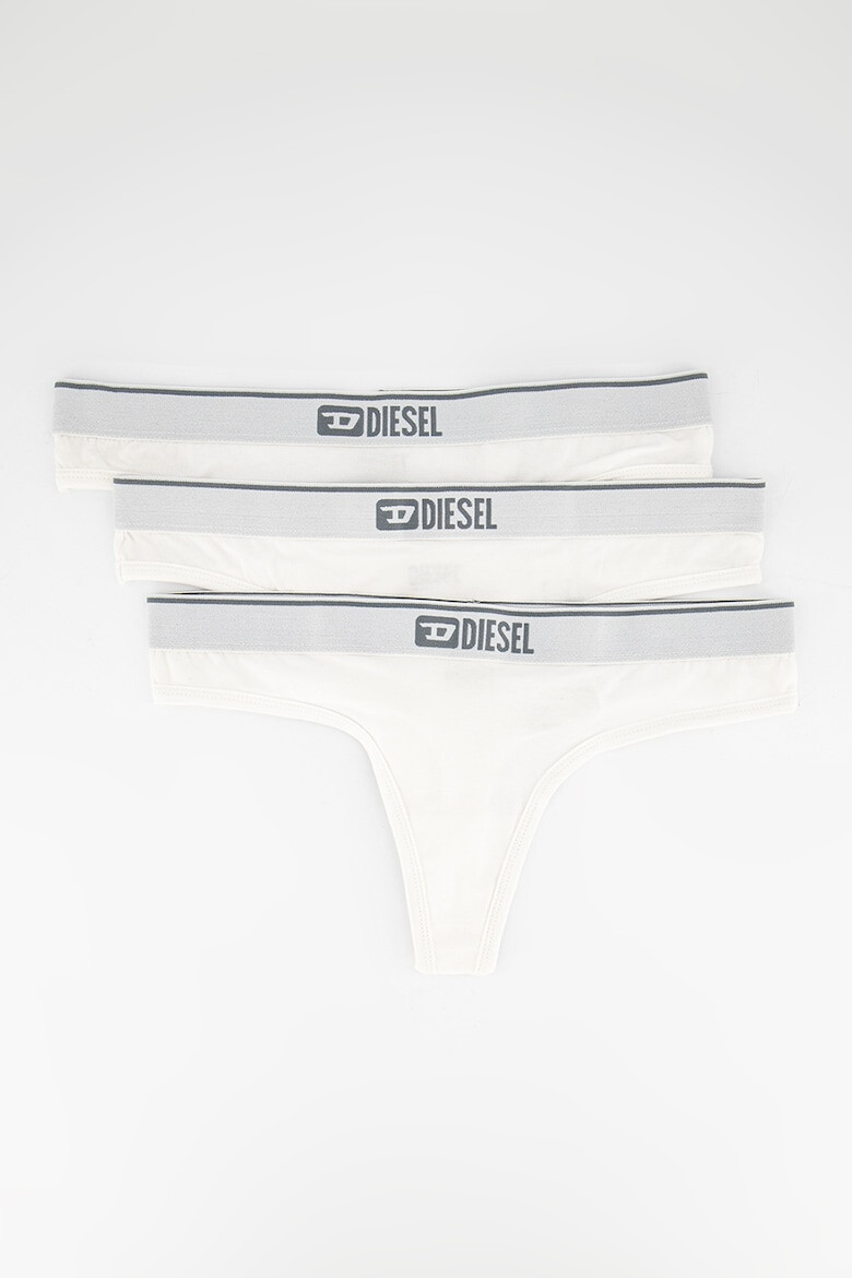 Diesel Set de chiloti tanga cu banda logo in talie Starsey - 3 perechi - Pled.ro