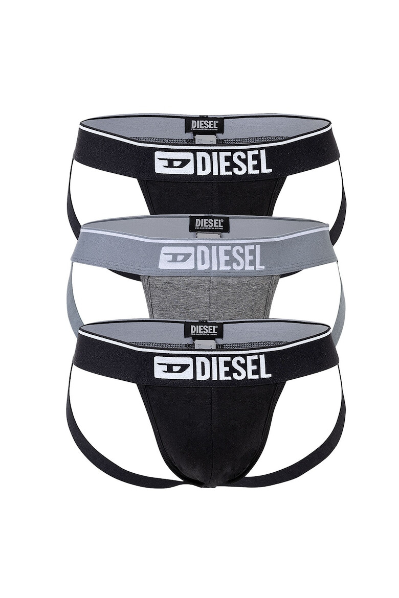 Diesel Set de chilotic cu banda logo - 3 perechi - Pled.ro