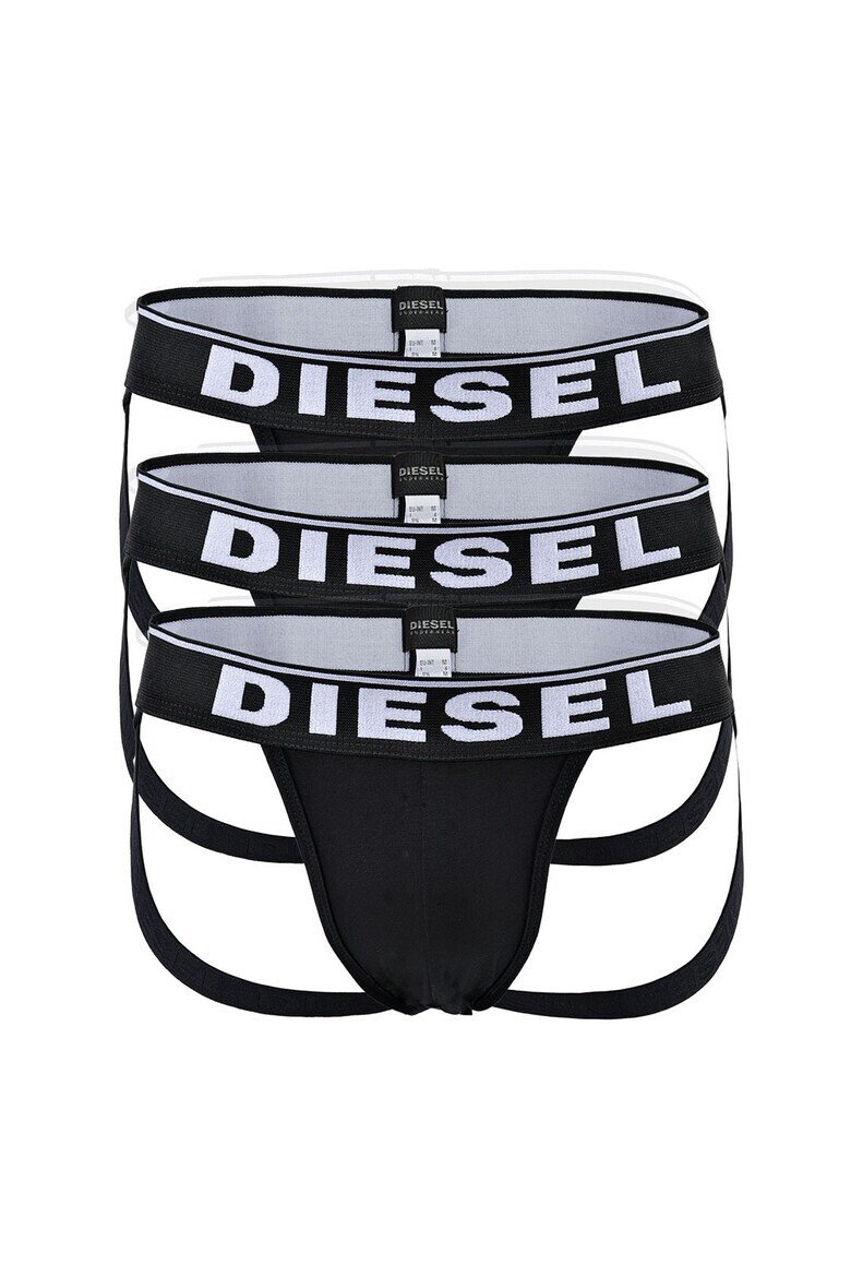 Diesel Set de suspensori cu banda logo in talie - 3 perechi - Pled.ro