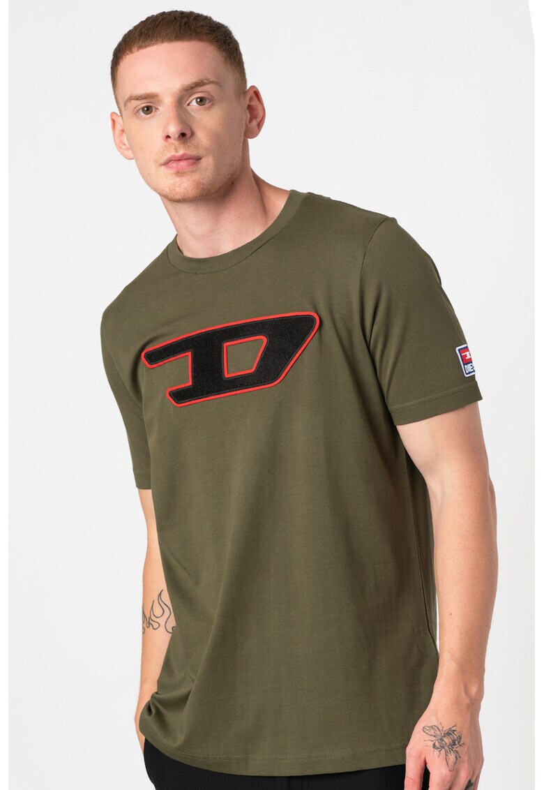 Diesel Tricou cu aplicatie logo brodata Just Division - Pled.ro