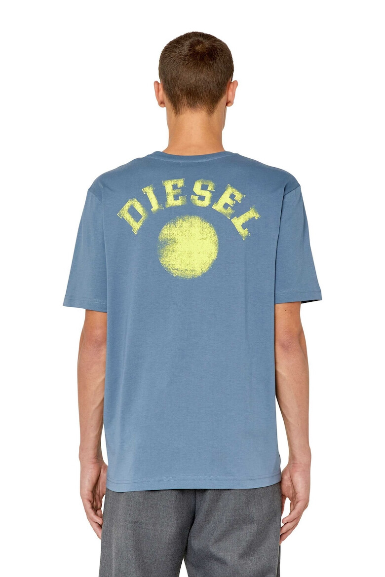 Diesel Tricou cu decolteu la baza gatului si logo T-Just - Pled.ro