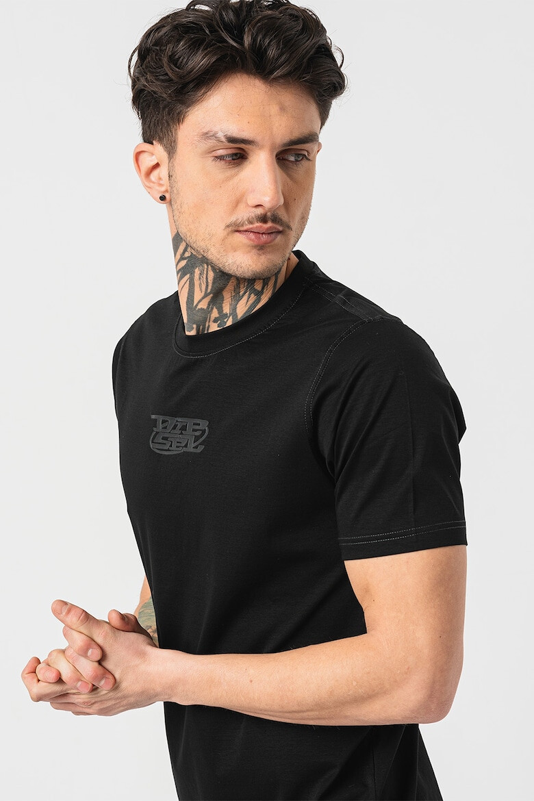 Diesel Tricou cu detalii logo - Pled.ro