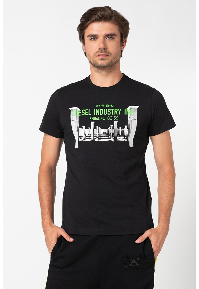 Diesel Tricou cu imprimeu foto Diego - Pled.ro