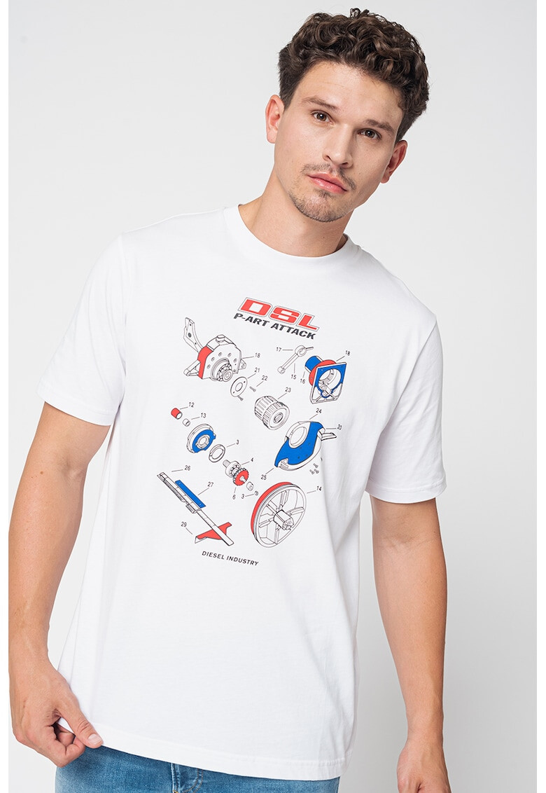 Diesel Tricou cu imprimeu Just - Pled.ro