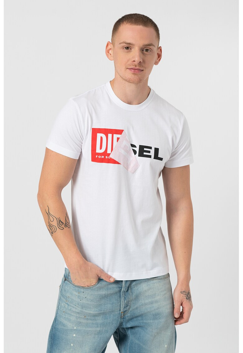 Diesel Tricou cu imprimeu logo - Pled.ro