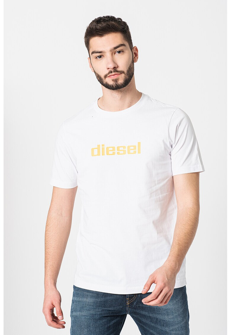 Diesel Tricou cu imprimeu logo contrastant - Pled.ro