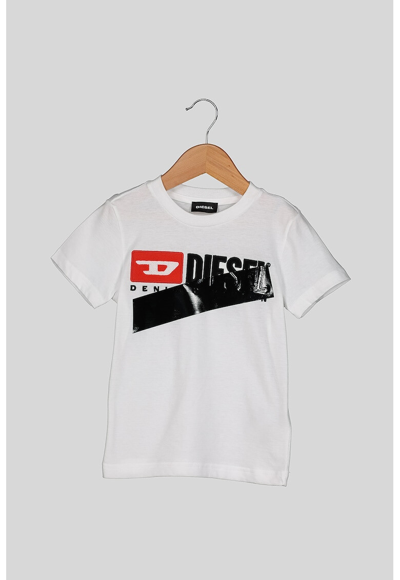 Diesel Tricou cu logo brodat - Pled.ro