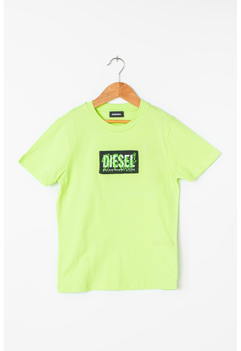 Diesel Tricou de bumbac cu imprimeu logo - Pled.ro