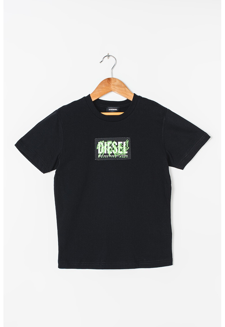 Diesel Tricou de bumbac cu imprimeu logo - Pled.ro