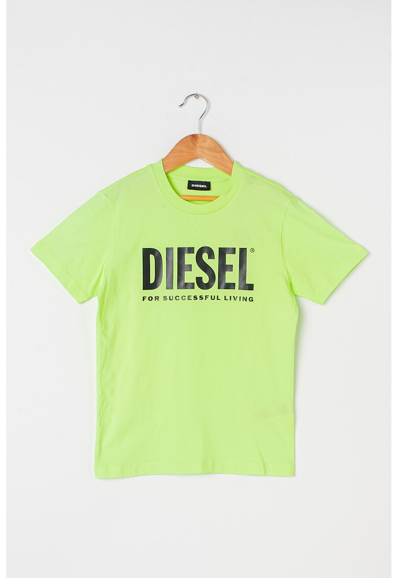 Diesel Tricou de bumbac cu imprimeu logo - Pled.ro