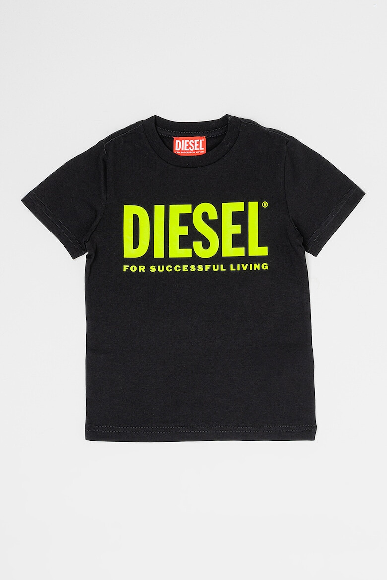 Diesel Tricou de bumbac cu imprimeu logo - Pled.ro