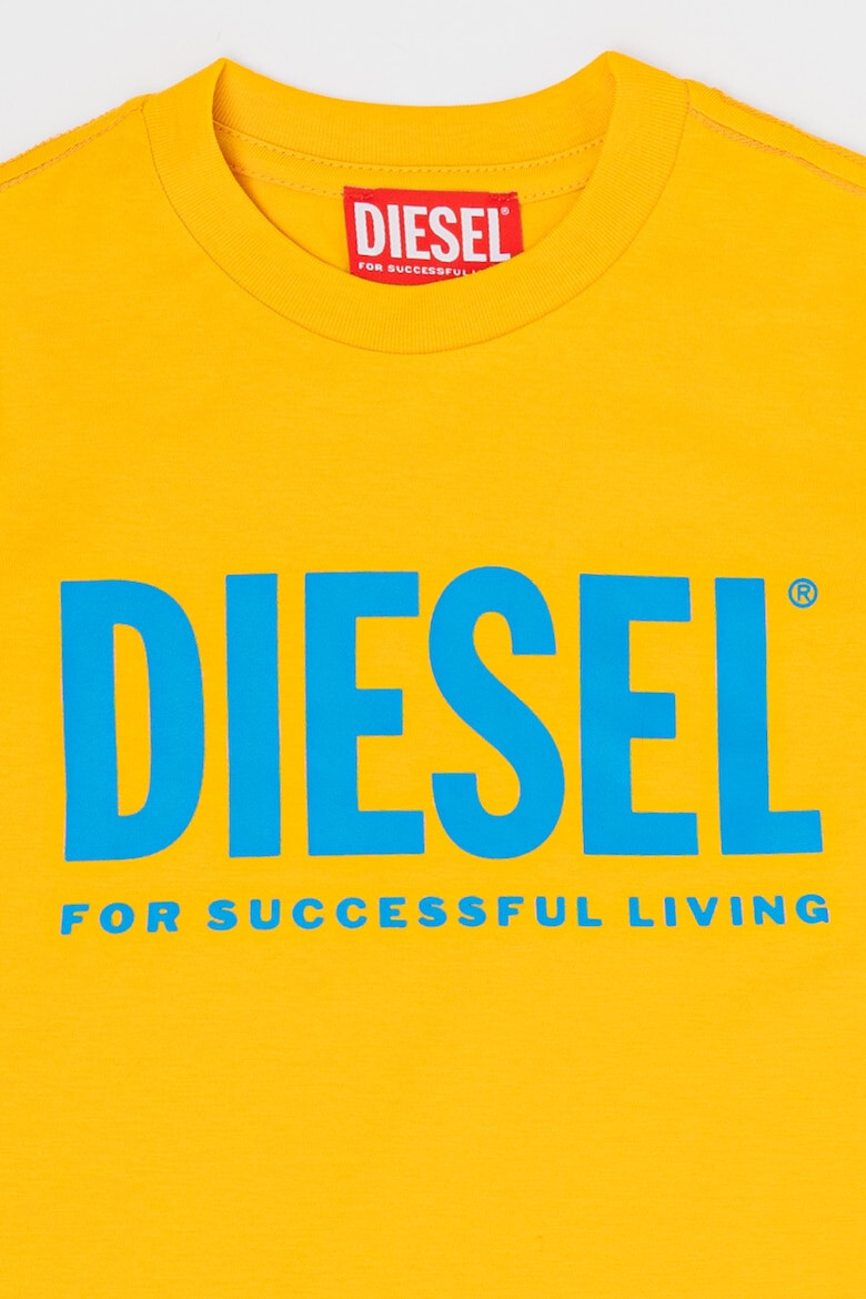 Diesel Tricou de bumbac cu imprimeu logo - Pled.ro