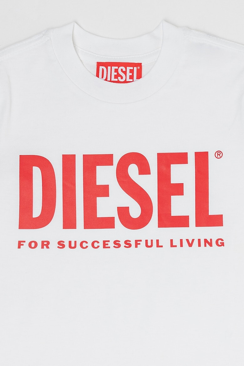 Diesel Tricou de bumbac cu imprimeu logo - Pled.ro