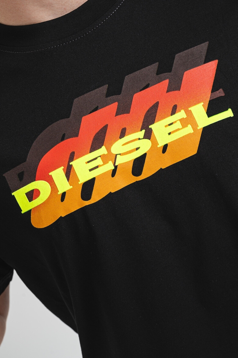 Diesel Tricou de bumbac cu logo - Pled.ro