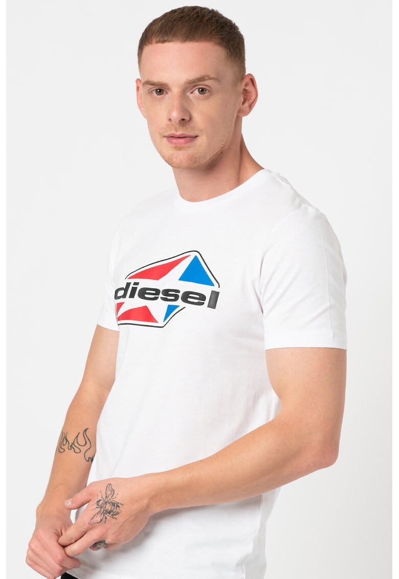 Diesel Tricou de bumbac cu logo Diegos - Pled.ro