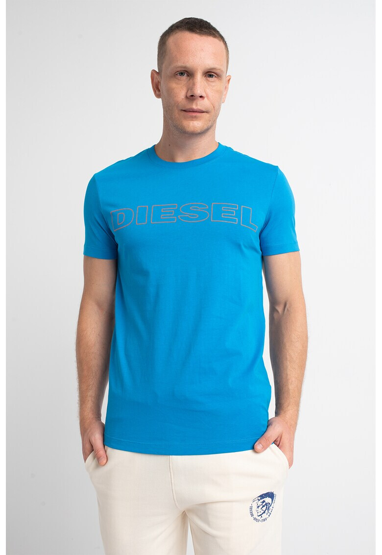 Diesel Tricou de casa din bumbac cu imprimeu logo Jake - Pled.ro