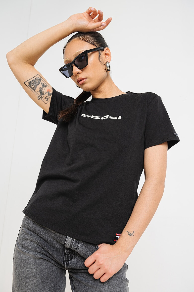 Diesel Tricou din bumbac cu imprimeu text Raiseey - Pled.ro