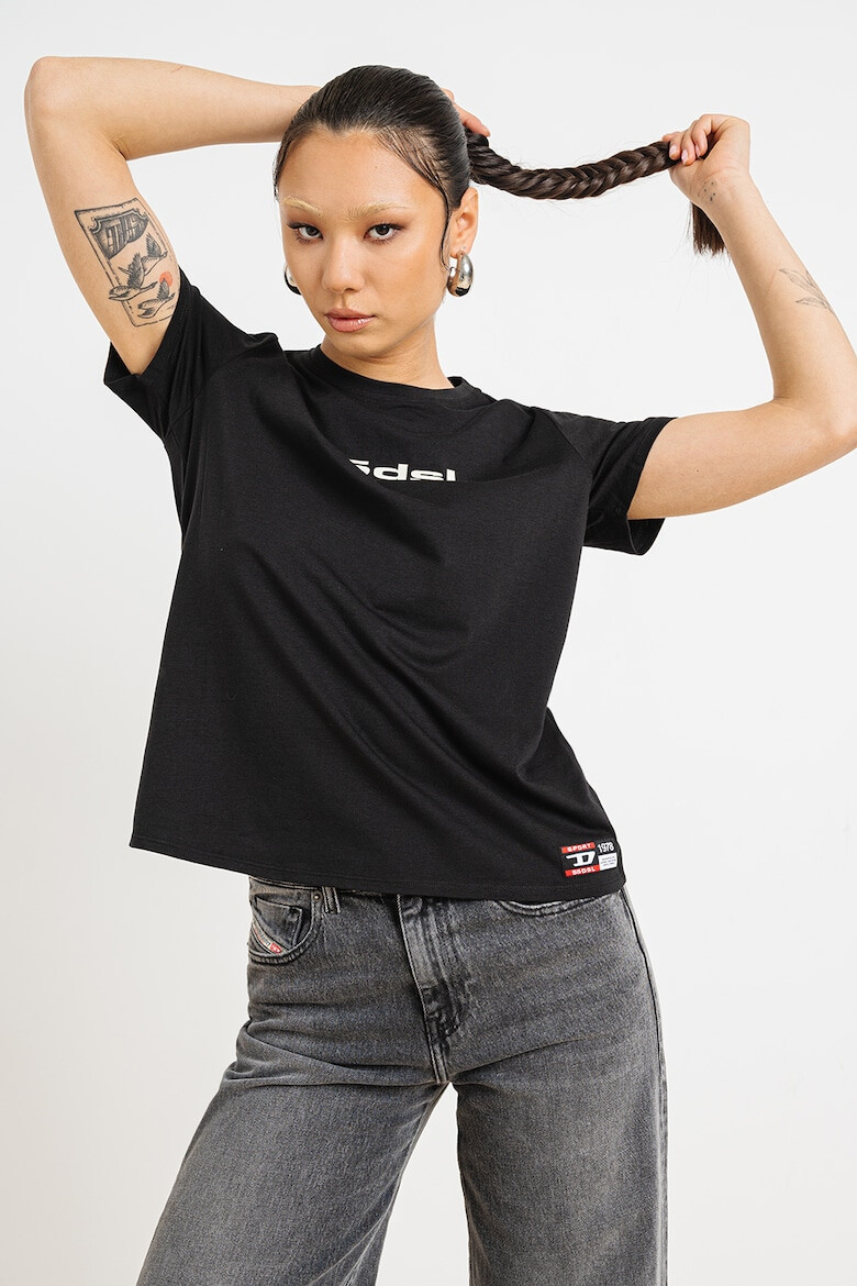 Diesel Tricou din bumbac cu imprimeu text Raiseey - Pled.ro