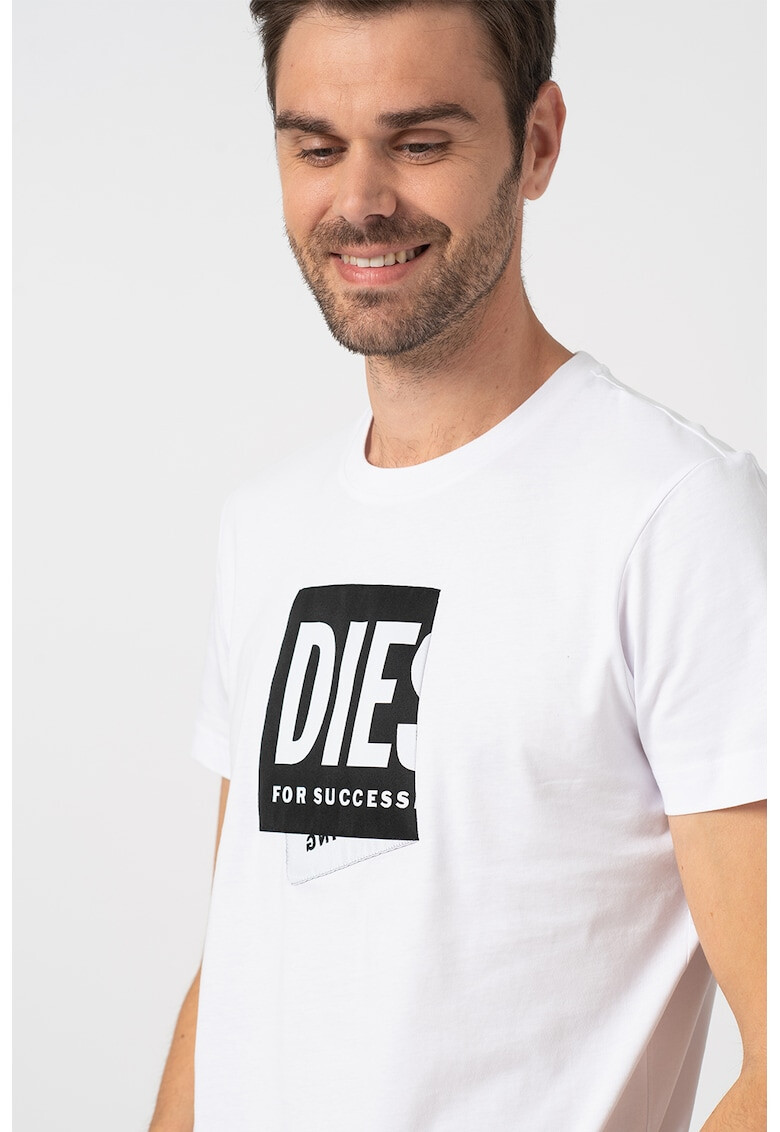 Diesel Tricou slim fit cu aplicatie logo T-Diegos - Pled.ro