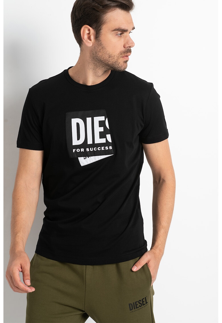 Diesel Tricou slim fit cu aplicatie logo T-Diegos - Pled.ro