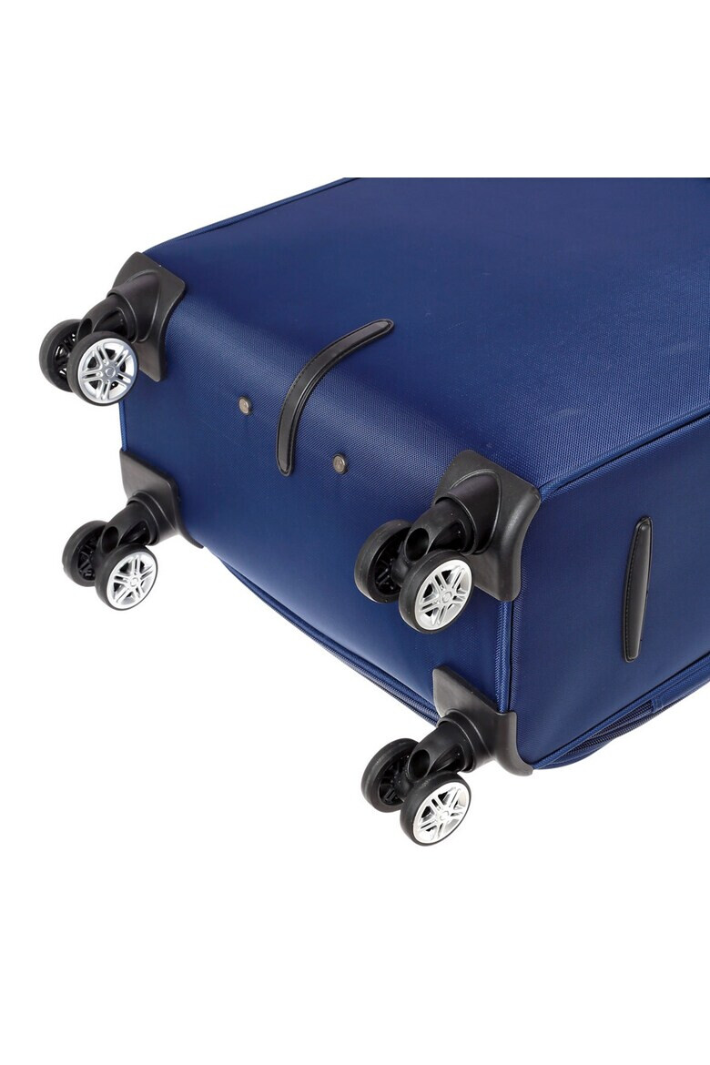 Diplomat Set Trolere Extensibile Poliester 4 Roti Duble Cifru TSA ZC 998 - 3 Piese Bleumarin - Pled.ro