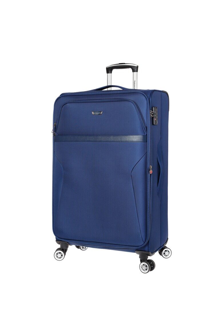 Diplomat Set Trolere Extensibile Poliester 4 Roti Duble Cifru TSA ZC 998 - 3 Piese Bleumarin - Pled.ro