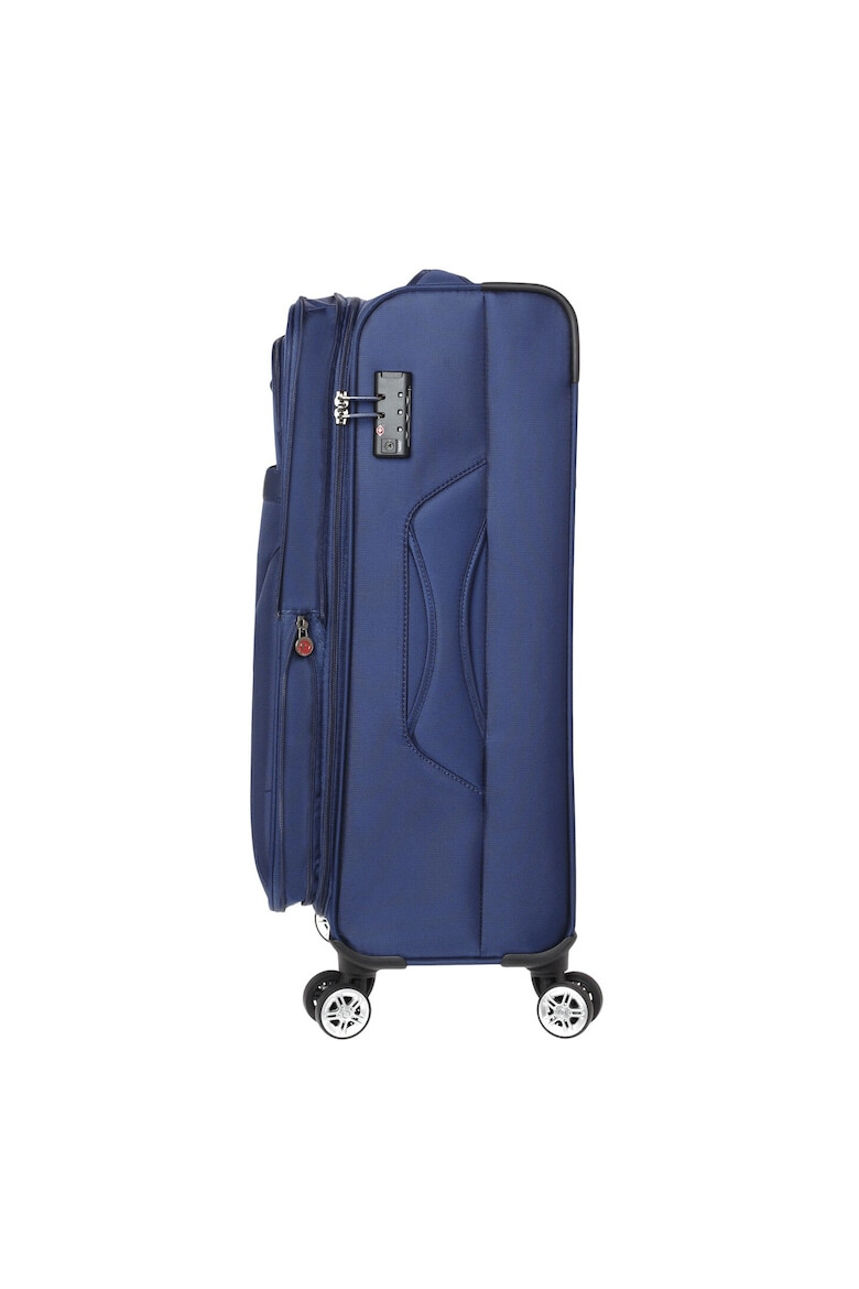 Diplomat Set Trolere Extensibile Poliester 4 Roti Duble Cifru TSA ZC 998 - 3 Piese Bleumarin - Pled.ro